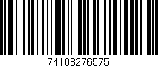 Código de barras (EAN, GTIN, SKU, ISBN): '74108276575'