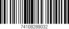 Código de barras (EAN, GTIN, SKU, ISBN): '74108289032'