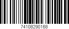 Código de barras (EAN, GTIN, SKU, ISBN): '74108290168'