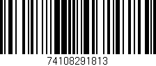 Código de barras (EAN, GTIN, SKU, ISBN): '74108291813'