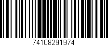 Código de barras (EAN, GTIN, SKU, ISBN): '74108291974'
