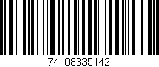 Código de barras (EAN, GTIN, SKU, ISBN): '74108335142'
