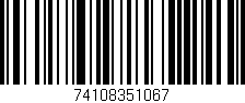 Código de barras (EAN, GTIN, SKU, ISBN): '74108351067'