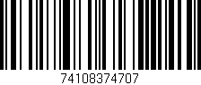 Código de barras (EAN, GTIN, SKU, ISBN): '74108374707'
