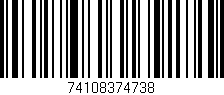 Código de barras (EAN, GTIN, SKU, ISBN): '74108374738'
