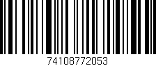 Código de barras (EAN, GTIN, SKU, ISBN): '74108772053'