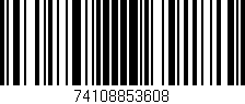 Código de barras (EAN, GTIN, SKU, ISBN): '74108853608'