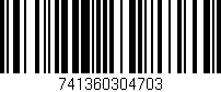 Código de barras (EAN, GTIN, SKU, ISBN): '741360304703'
