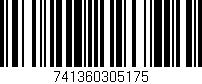 Código de barras (EAN, GTIN, SKU, ISBN): '741360305175'