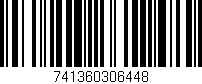 Código de barras (EAN, GTIN, SKU, ISBN): '741360306448'