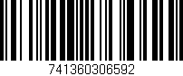 Código de barras (EAN, GTIN, SKU, ISBN): '741360306592'