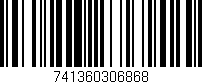 Código de barras (EAN, GTIN, SKU, ISBN): '741360306868'