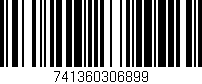 Código de barras (EAN, GTIN, SKU, ISBN): '741360306899'
