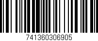 Código de barras (EAN, GTIN, SKU, ISBN): '741360306905'