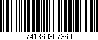Código de barras (EAN, GTIN, SKU, ISBN): '741360307360'