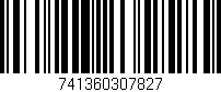 Código de barras (EAN, GTIN, SKU, ISBN): '741360307827'