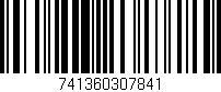 Código de barras (EAN, GTIN, SKU, ISBN): '741360307841'