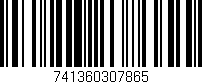 Código de barras (EAN, GTIN, SKU, ISBN): '741360307865'
