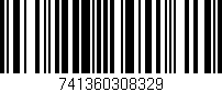 Código de barras (EAN, GTIN, SKU, ISBN): '741360308329'