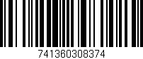 Código de barras (EAN, GTIN, SKU, ISBN): '741360308374'
