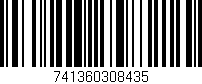 Código de barras (EAN, GTIN, SKU, ISBN): '741360308435'
