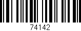 Código de barras (EAN, GTIN, SKU, ISBN): '74142'