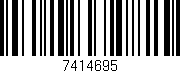 Código de barras (EAN, GTIN, SKU, ISBN): '7414695'