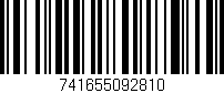 Código de barras (EAN, GTIN, SKU, ISBN): '741655092810'