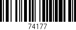 Código de barras (EAN, GTIN, SKU, ISBN): '74177'