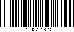 Código de barras (EAN, GTIN, SKU, ISBN): '7417937117313'