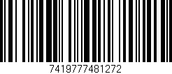 Código de barras (EAN, GTIN, SKU, ISBN): '7419777481272'