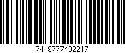 Código de barras (EAN, GTIN, SKU, ISBN): '7419777482217'