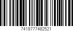 Código de barras (EAN, GTIN, SKU, ISBN): '7419777482521'