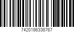 Código de barras (EAN, GTIN, SKU, ISBN): '7420186338767'