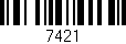 Código de barras (EAN, GTIN, SKU, ISBN): '7421'