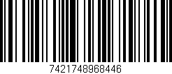 Código de barras (EAN, GTIN, SKU, ISBN): '7421748968446'