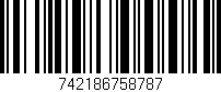 Código de barras (EAN, GTIN, SKU, ISBN): '742186758787'