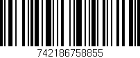 Código de barras (EAN, GTIN, SKU, ISBN): '742186758855'