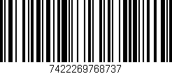 Código de barras (EAN, GTIN, SKU, ISBN): '7422269768737'