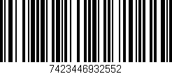 Código de barras (EAN, GTIN, SKU, ISBN): '7423446932552'