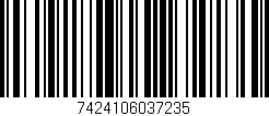 Código de barras (EAN, GTIN, SKU, ISBN): '7424106037235'