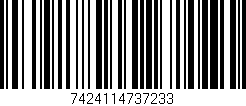 Código de barras (EAN, GTIN, SKU, ISBN): '7424114737233'