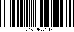 Código de barras (EAN, GTIN, SKU, ISBN): '7424572672237'