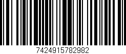 Código de barras (EAN, GTIN, SKU, ISBN): '7424915782982'