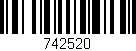 Código de barras (EAN, GTIN, SKU, ISBN): '742520'