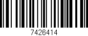 Código de barras (EAN, GTIN, SKU, ISBN): '7426414'