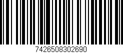 Código de barras (EAN, GTIN, SKU, ISBN): '7426508302690'