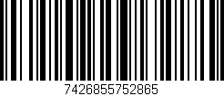 Código de barras (EAN, GTIN, SKU, ISBN): '7426855752865'