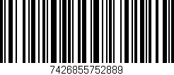 Código de barras (EAN, GTIN, SKU, ISBN): '7426855752889'