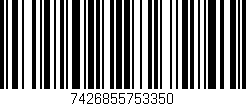 Código de barras (EAN, GTIN, SKU, ISBN): '7426855753350'